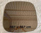 Üveg 59.7 x 59.7 x 0.5 cm, füst