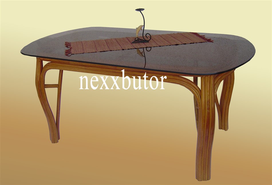 Rattan étkezőasztal |  (6.sz.) TF-10124TG | rattan bútor | Nexx Rattan
